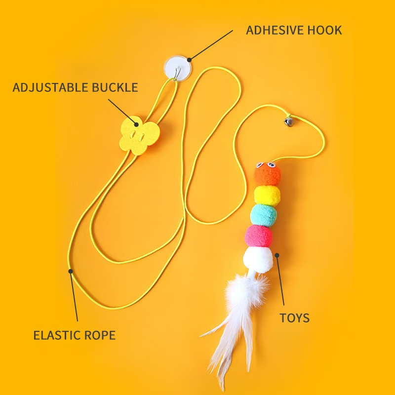 (🔥Hot Sale😸) Hanging Bouncing Cats Toy (🔥Buy More Save More🔥)