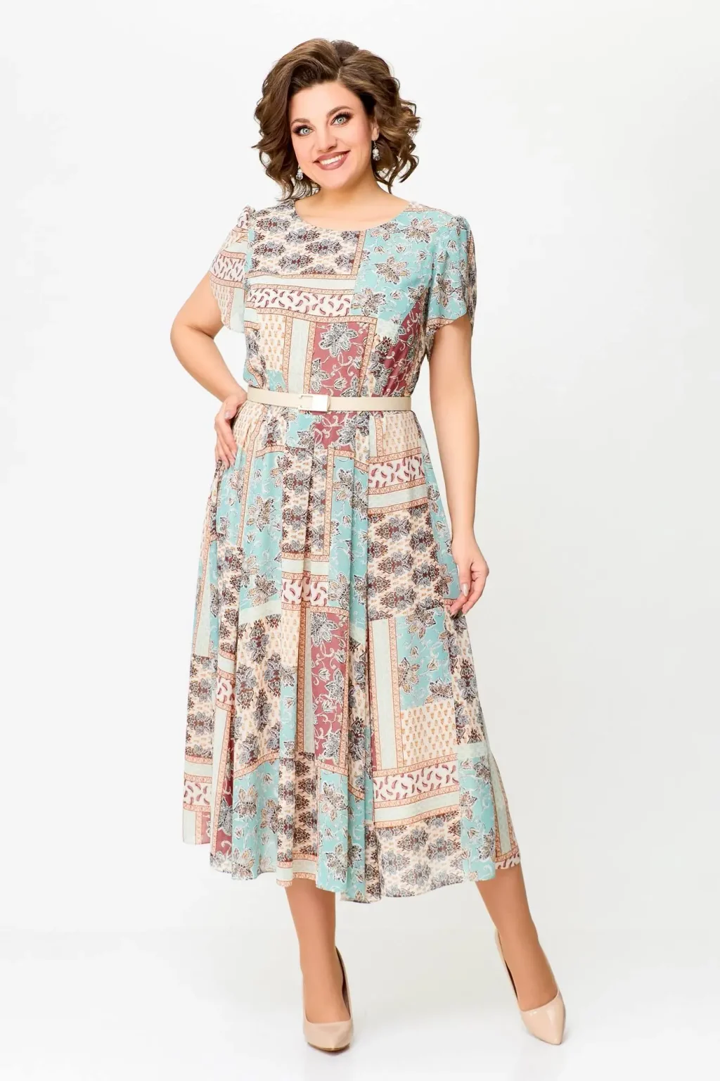 2025 new comfortable printed dress