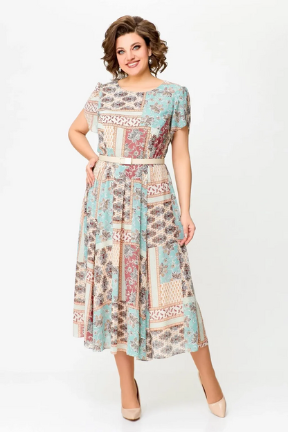 2025 new comfortable printed dress