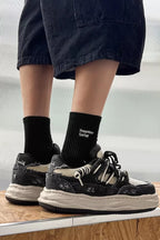 Niceprimes Vintage Wash Denim Sneakers