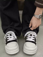 Niceprimes Pastel Star Leather Platform Sneaker