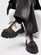 Niceprimes Dark Aesthetic Chunky Lug-Sole Platform Shoes