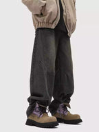 Niceprimes Retro Chunky Broad-Toe Ankle Boots