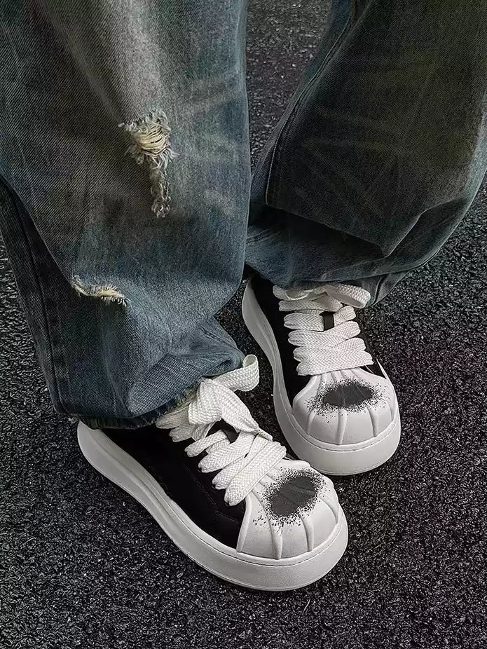 Niceprimes Retro Chunky Fat Lace Sneakers