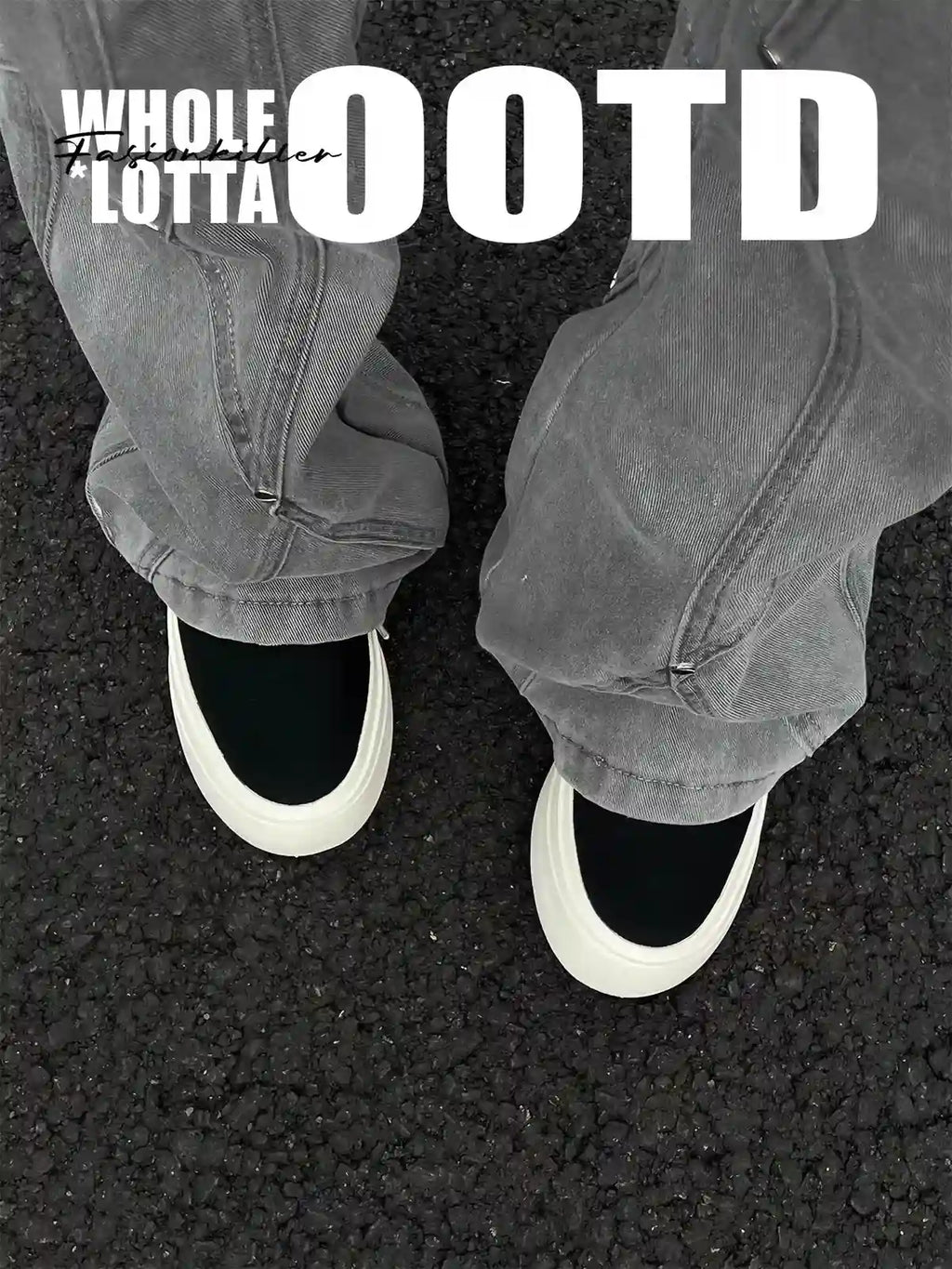 Low-Top Canvas Thick-Soled Skate Sneakers