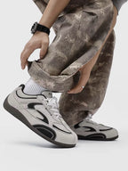 Low-Top Suede Vintage German Training Sneakers