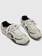 Low-Top Suede Vintage German Training Sneakers