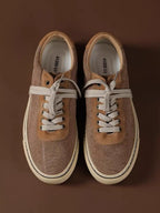Vintage Denim Canvas Low-Top Sneakers