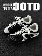Retro Chunky Mesh Low-Top Sneakers