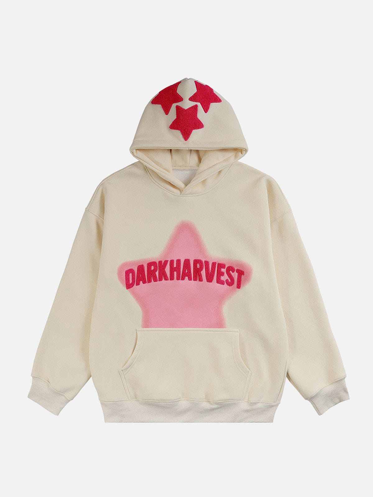 Niceprimes  3D Embroidery Star Hoodie