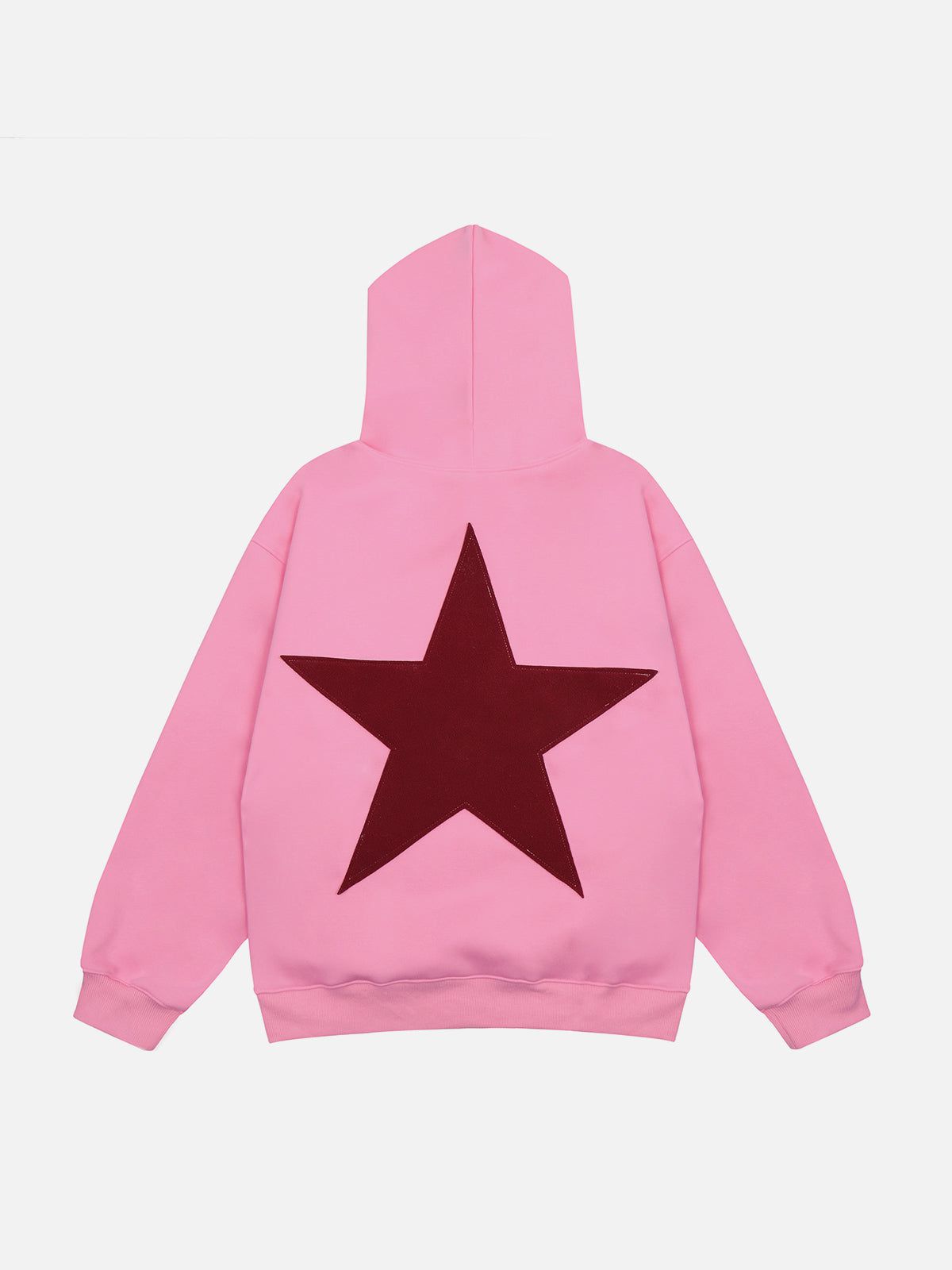 Niceprimes  Star Print Color Contrast Hoodie