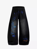 Star Graphic Barrel Sweatpants