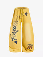 Star Graphic Barrel Sweatpants