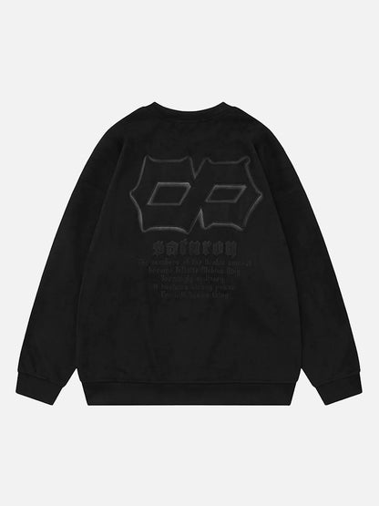 Niceprimes Embroidered Pullover Sweatshirt