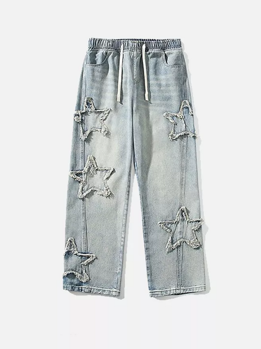 Niceprimes Hip-hop star distressed jean