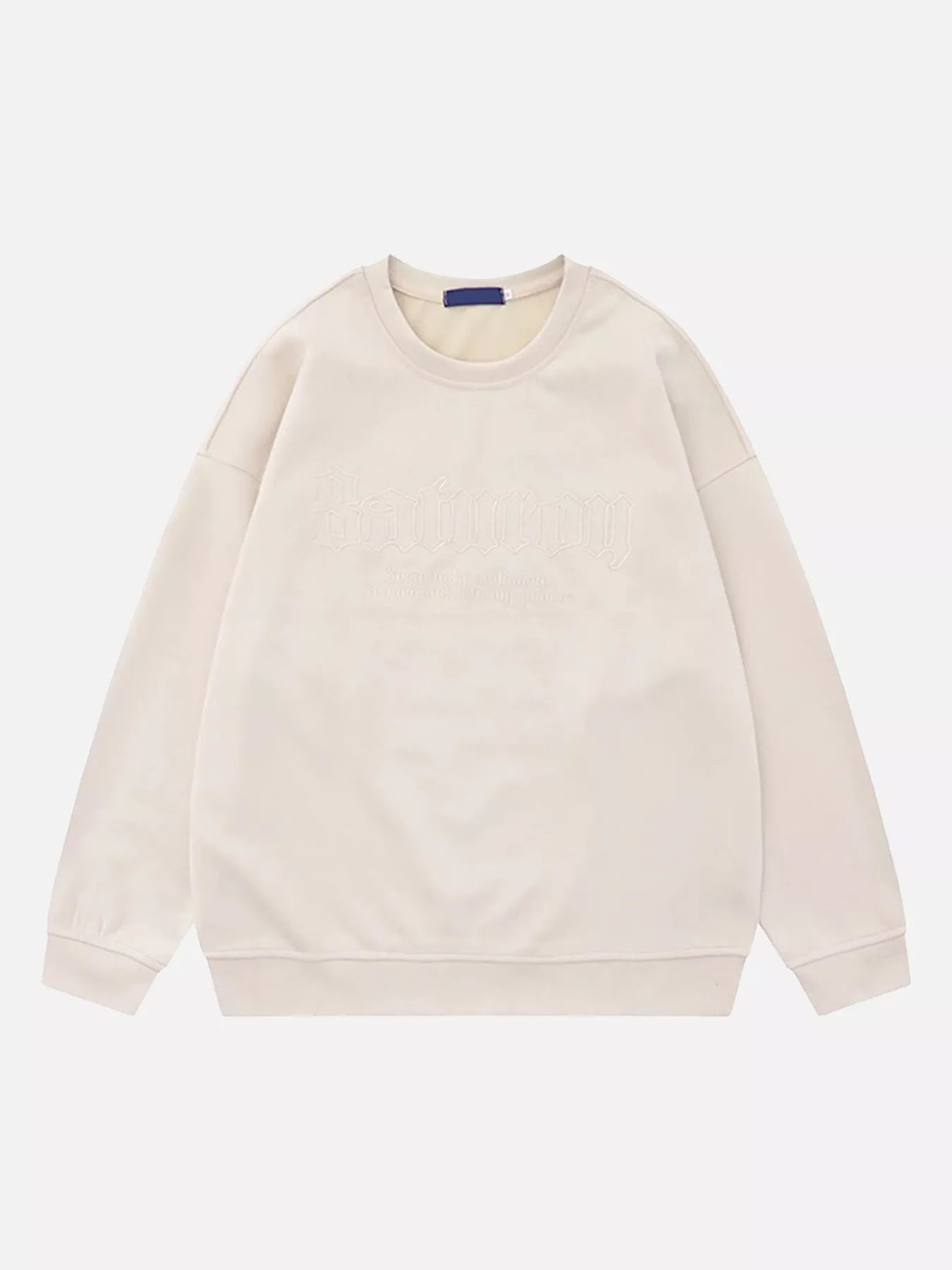 Niceprimes Embroidered Pullover Sweatshirt