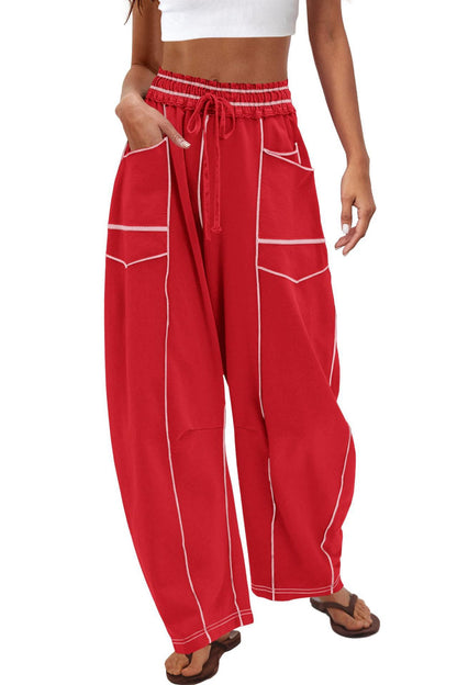 Women’s Wide Leg Lounge Sweatpants with Pockets