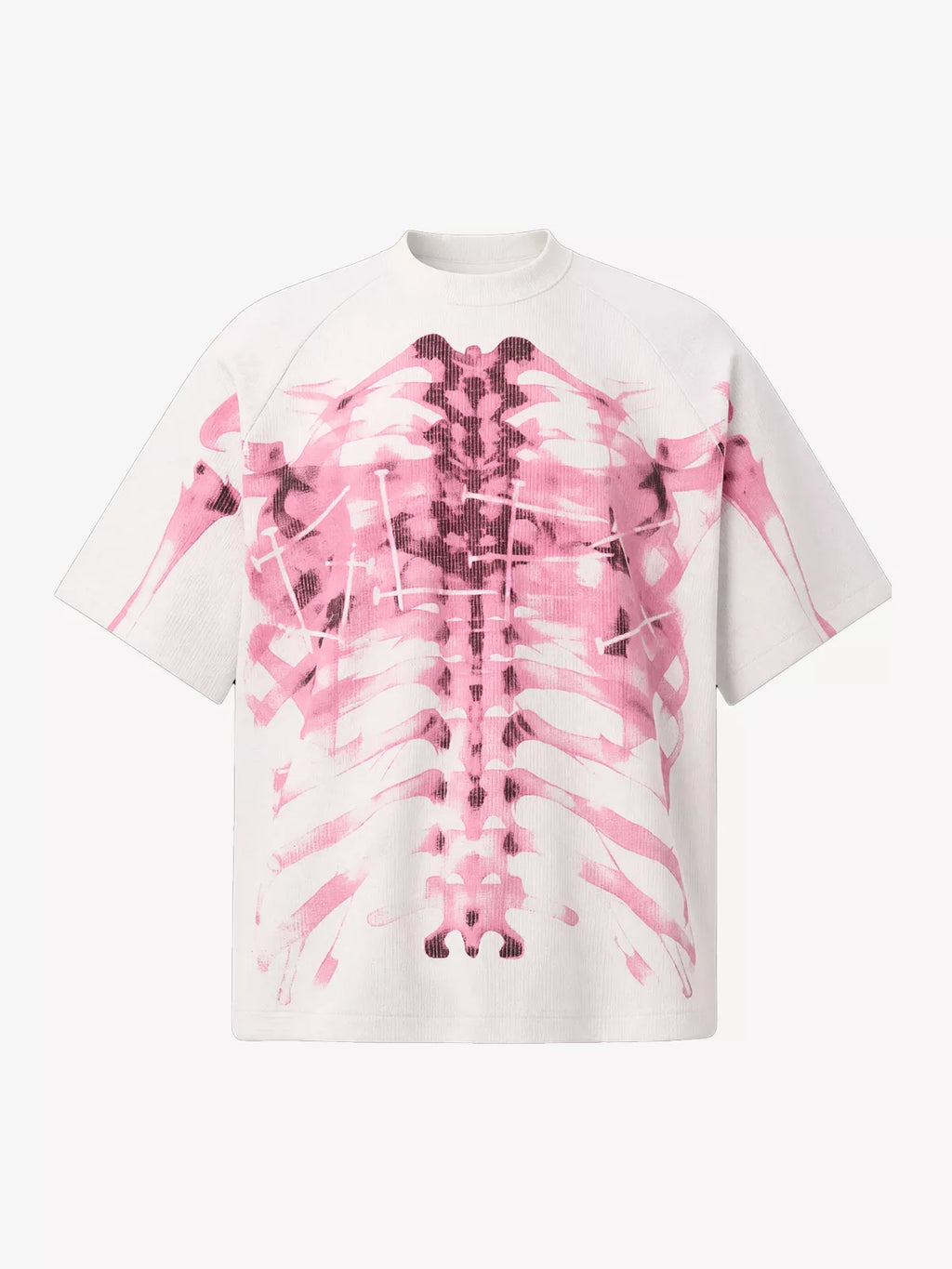 Vintage Distressed Camo Layered Graphic Tee