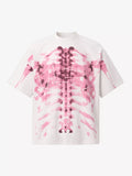 Vintage Distressed Camo Layered Graphic Tee