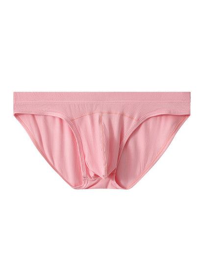 3 Pack Men's Sexy Threaded U-Shaped Briefs