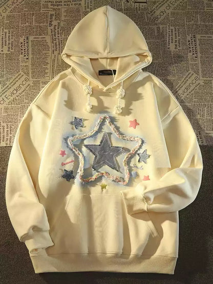 Niceprimes Star Embroidered Hoodie