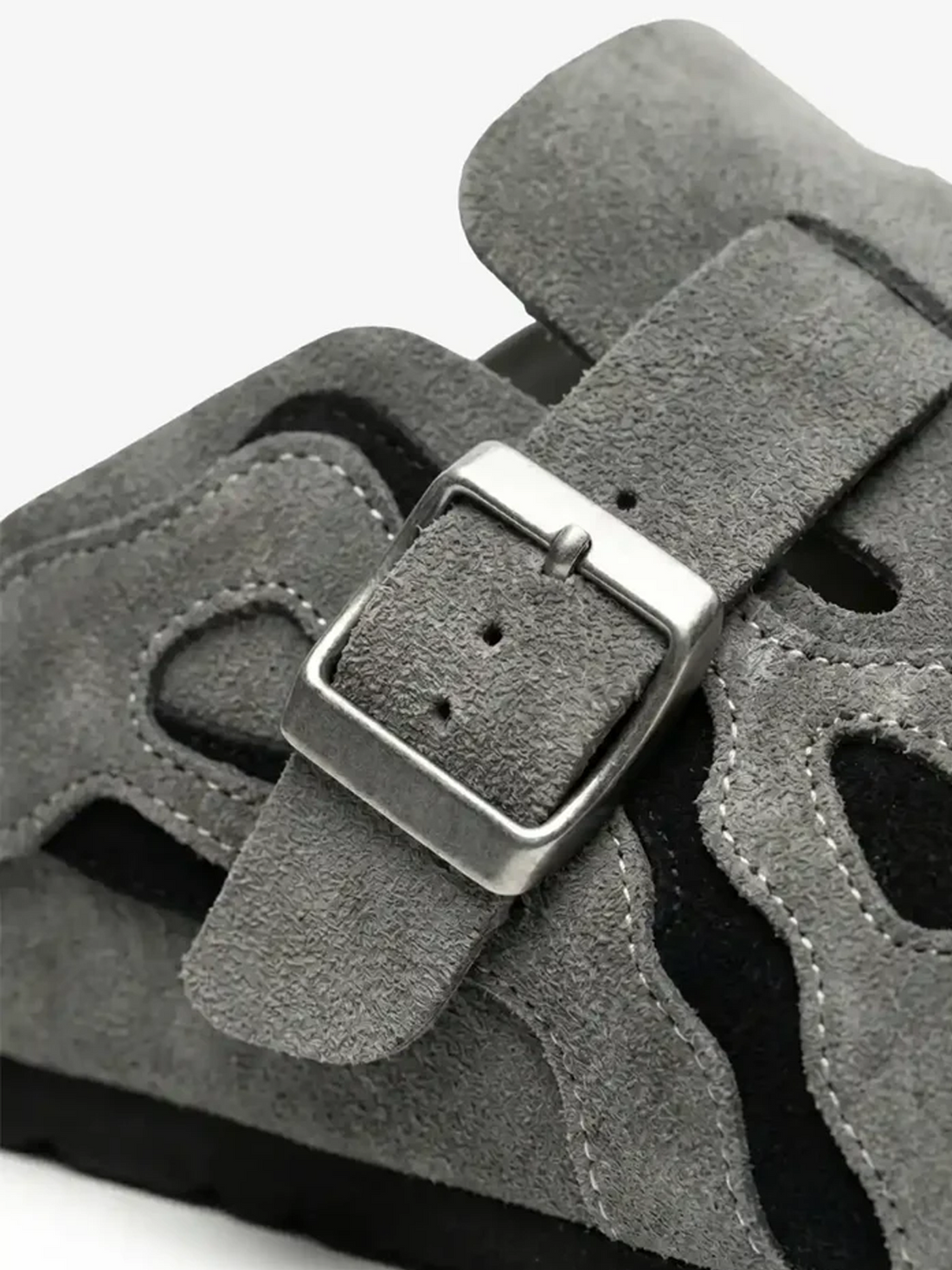 Niceprimes Suede Buckle Strap Streetwear Clogs