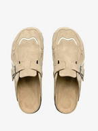 Niceprimes Suede Buckle Strap Streetwear Clogs