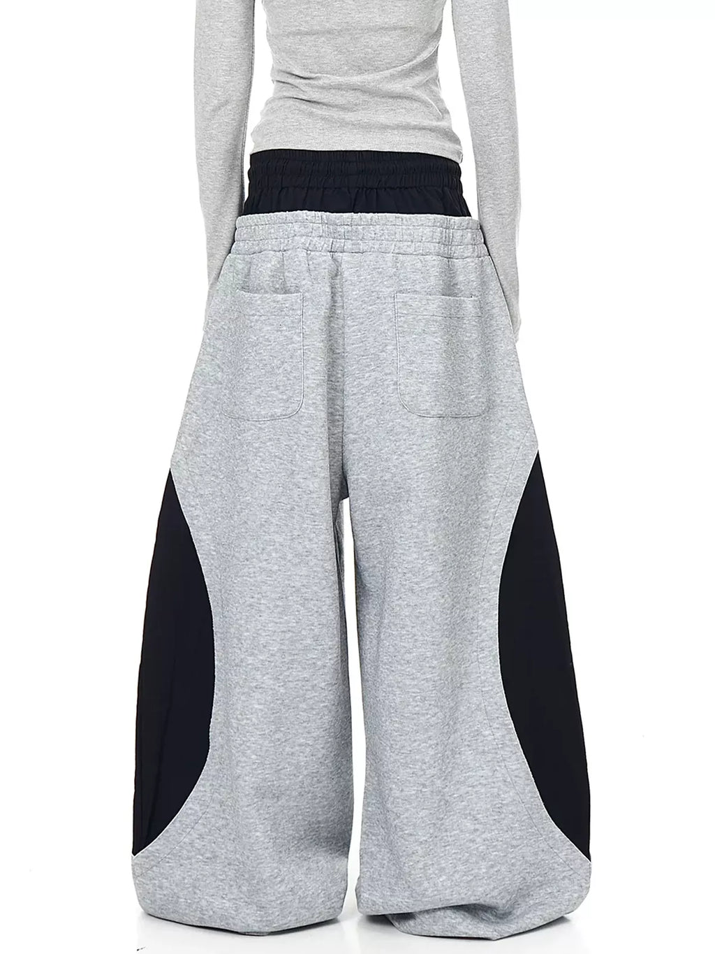 Layered Contrast Stripe Sweatpants