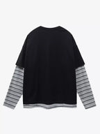 Layered Sleeve Graphic Tee