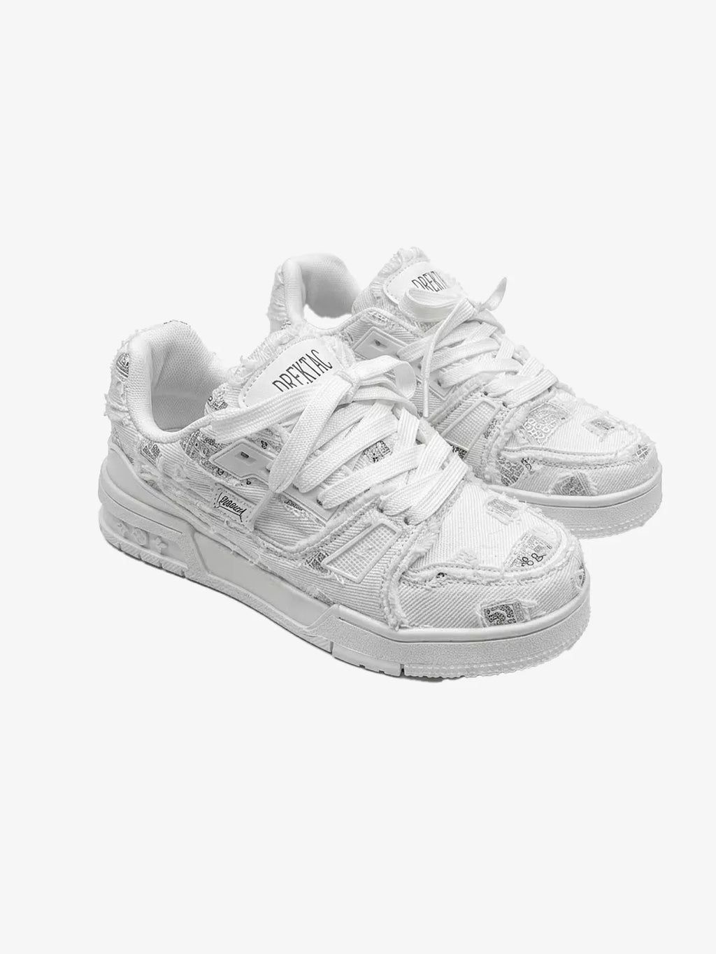 Distressed Vintage Streetwear Sneakers
