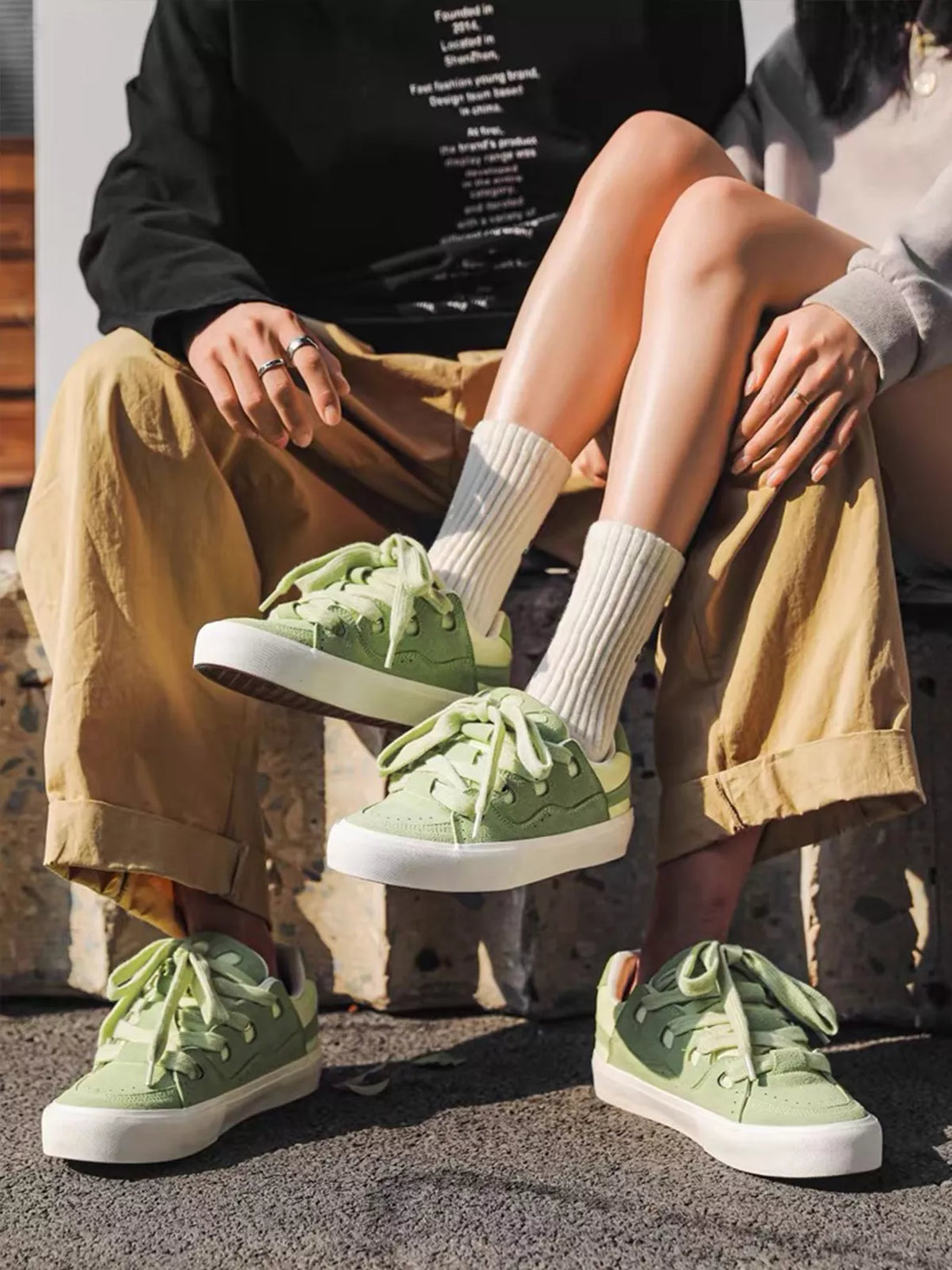 Niceprimes Grid Panel Chunky Streetwear Shoes