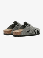 Niceprimes Suede Buckle Strap Streetwear Clogs