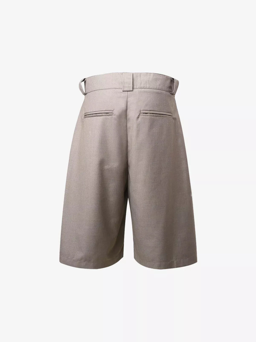 Vintage Deconstructed Pleated Shorts