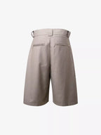 Vintage Deconstructed Pleated Shorts