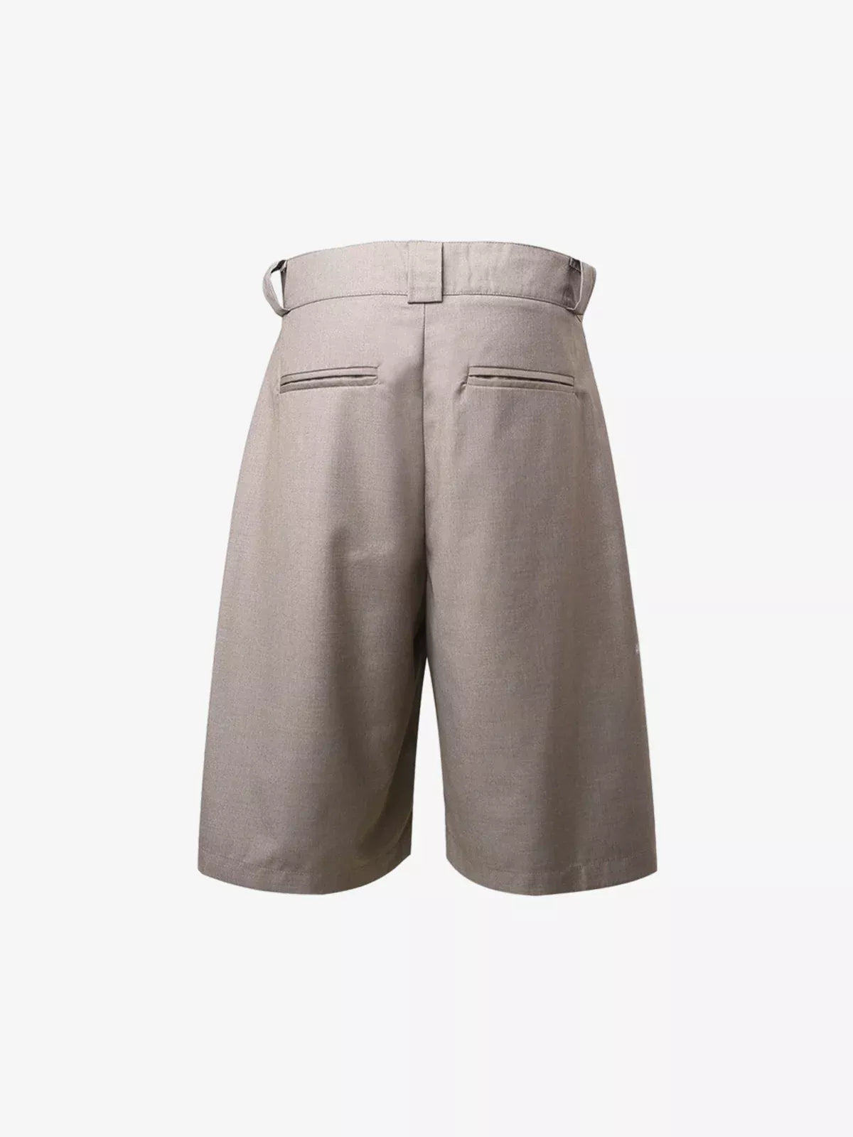 Vintage Deconstructed Pleated Shorts