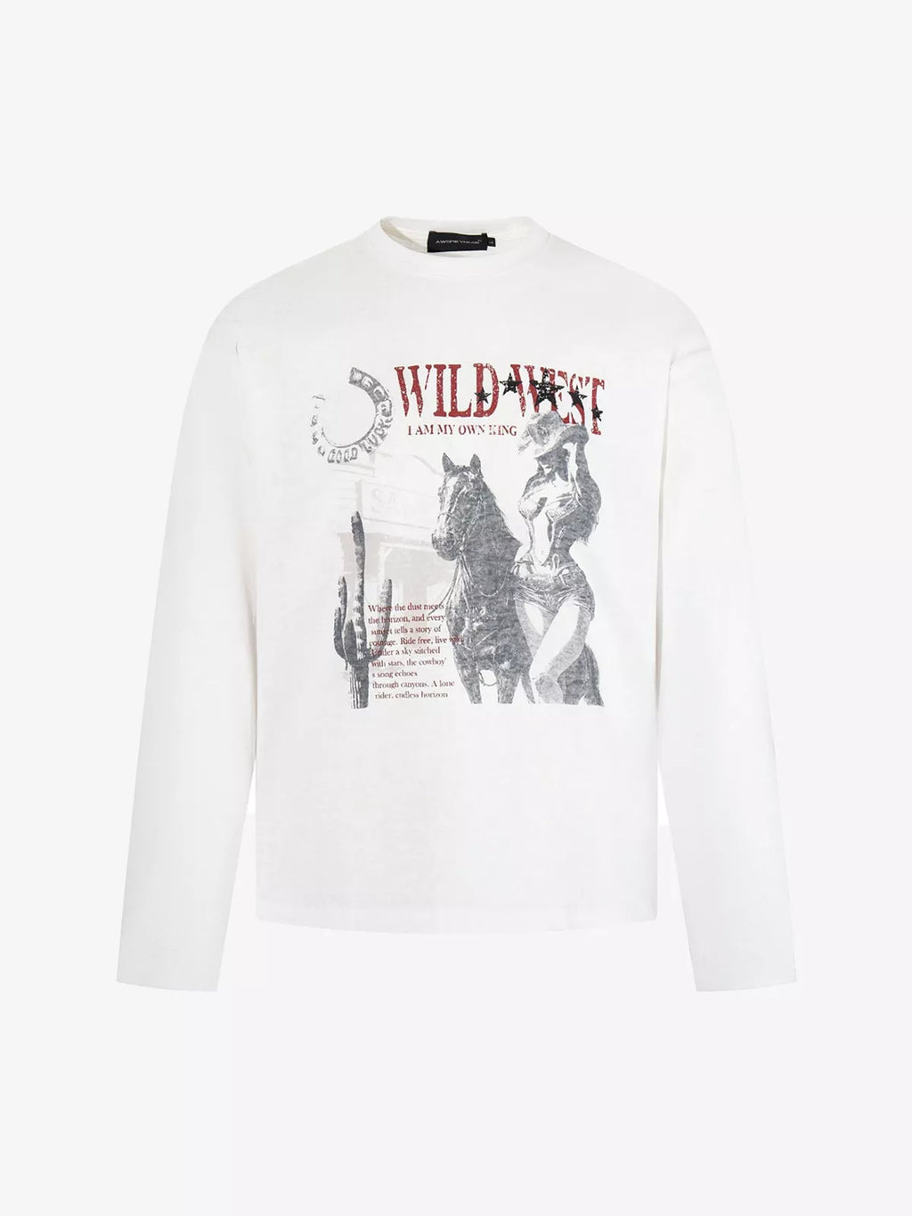 Vintage Western Graphic Long Sleeve Tee