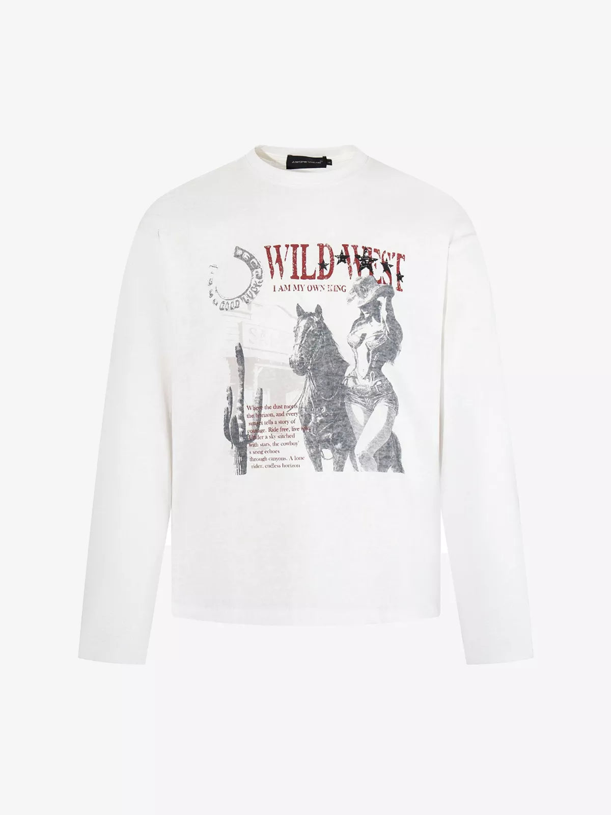 Vintage Western Graphic Long Sleeve Tee