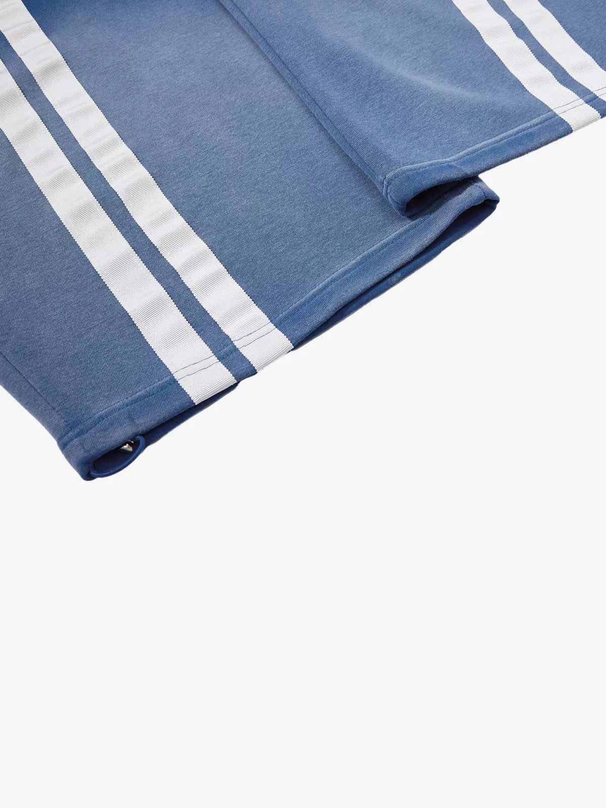 Distressed Curved Stripe Baggy Sweatpants