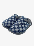 Suede Buckle Strap Rubber-Sole Streetwear Mules