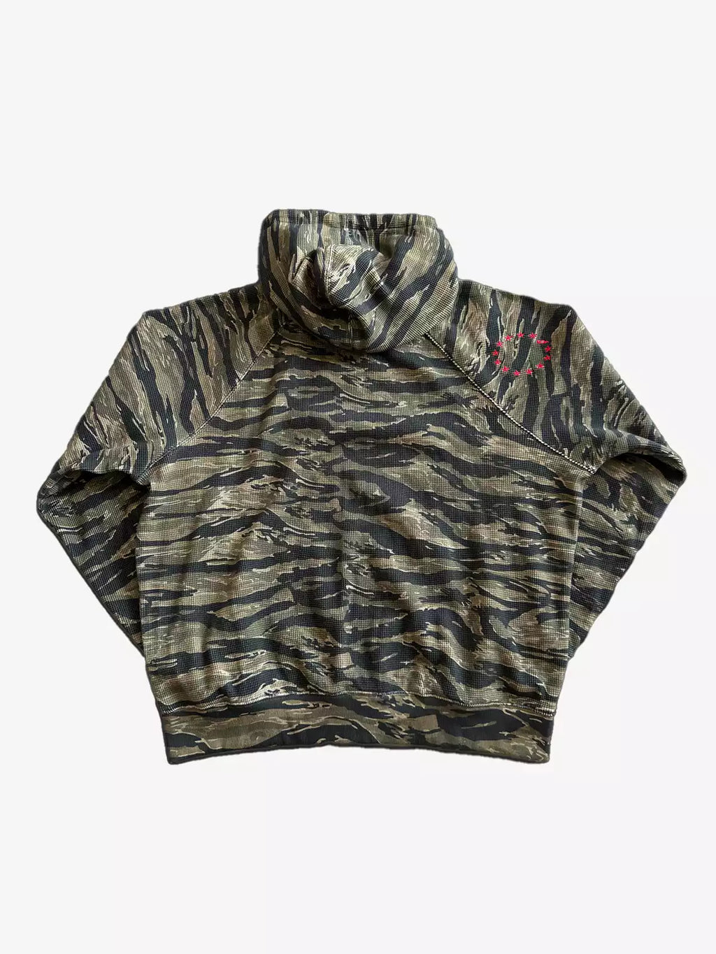 Tiger Camo Zip-Up Hooded Streetwear Jacket