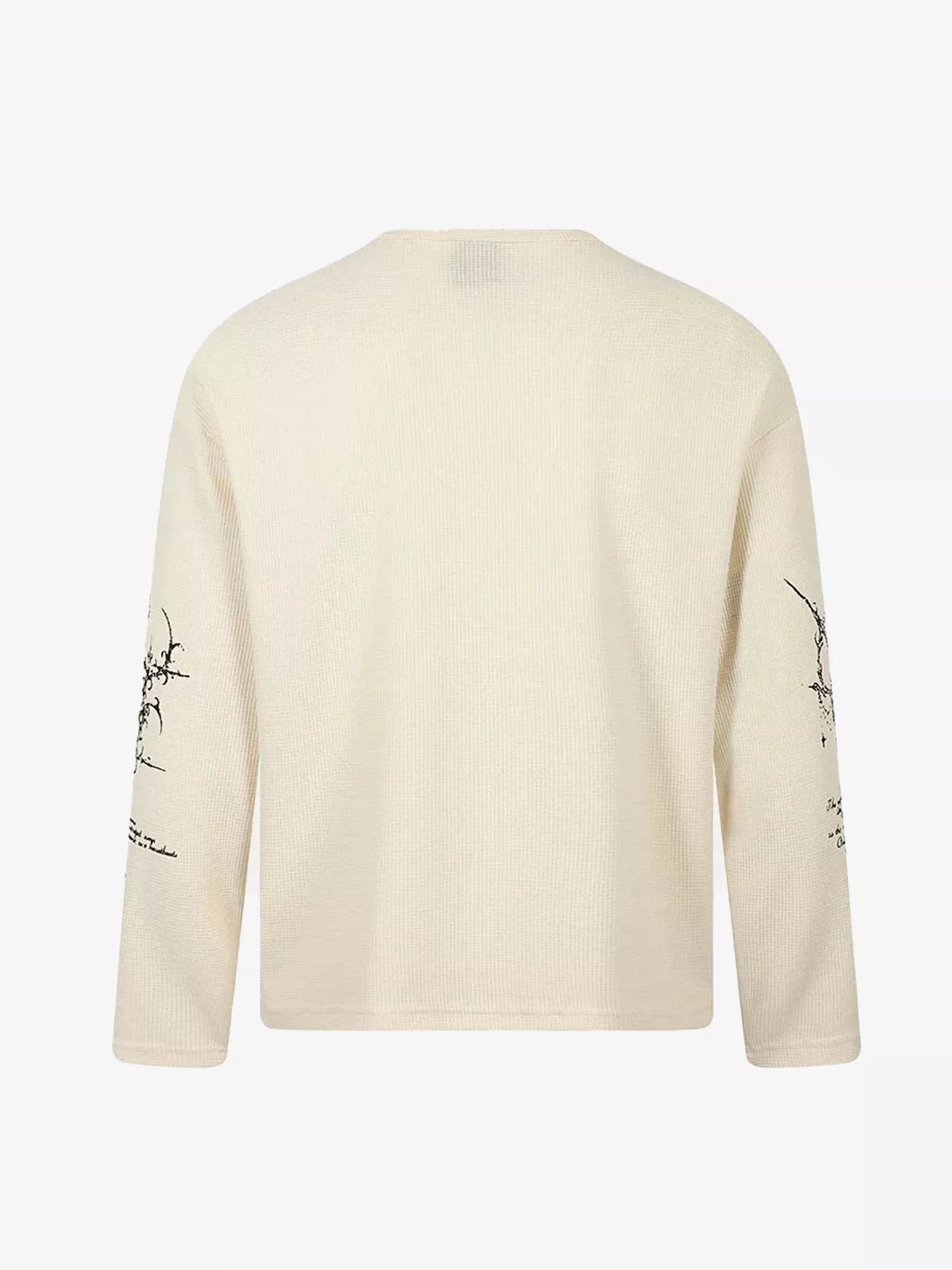 Rune Waffle Henley Long Sleeve Tee