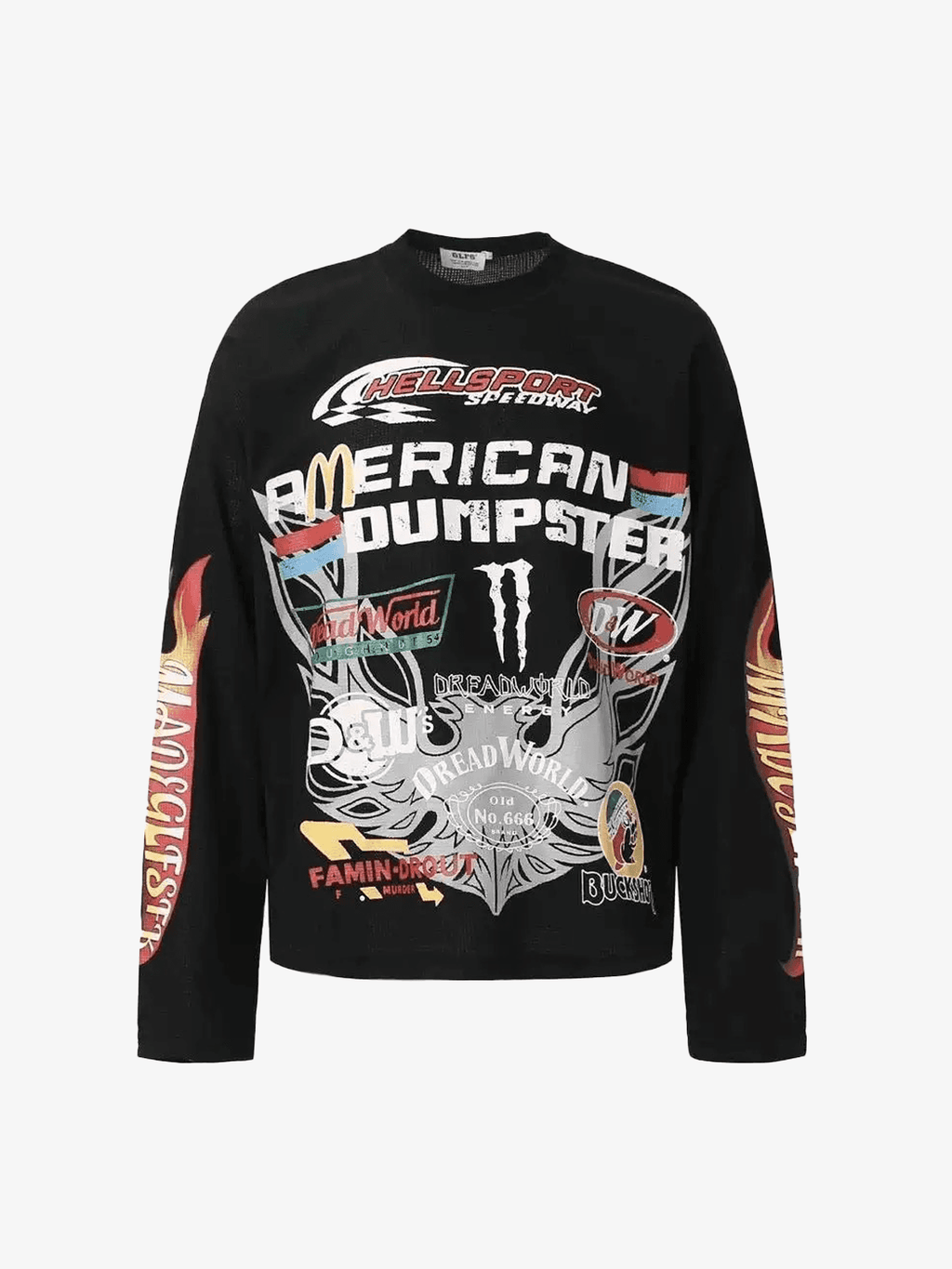 Vintage Graphic Long Sleeve Crop Tee