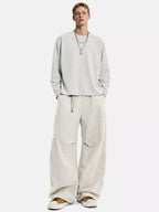 Cotton Linen Wide-leg Pants
