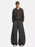 Lightweight Structured Barrel Jeans