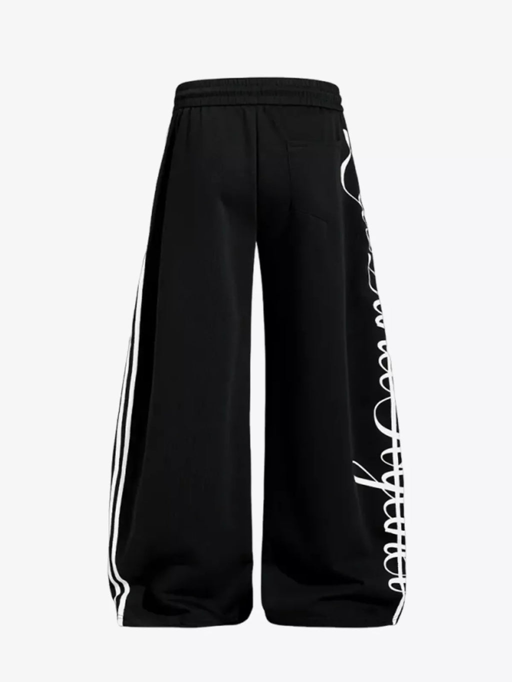 Script Stripe Baggy Sweatpants