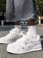 Distressed Vintage Streetwear Sneakers