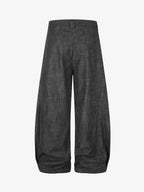 Lightweight Structured Barrel Jeans
