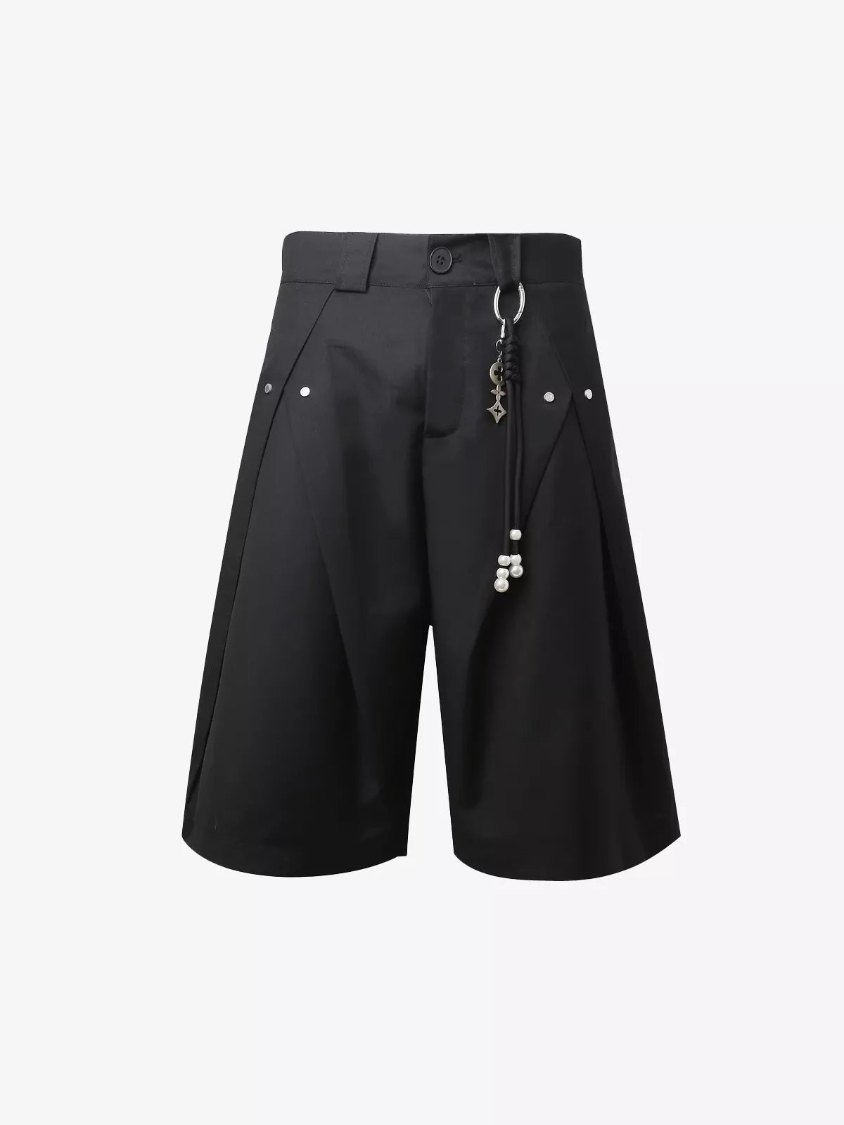 Vintage Deconstructed Pleated Shorts