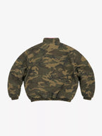 Pink Camo Embroidered Reversible Fleece Jacket