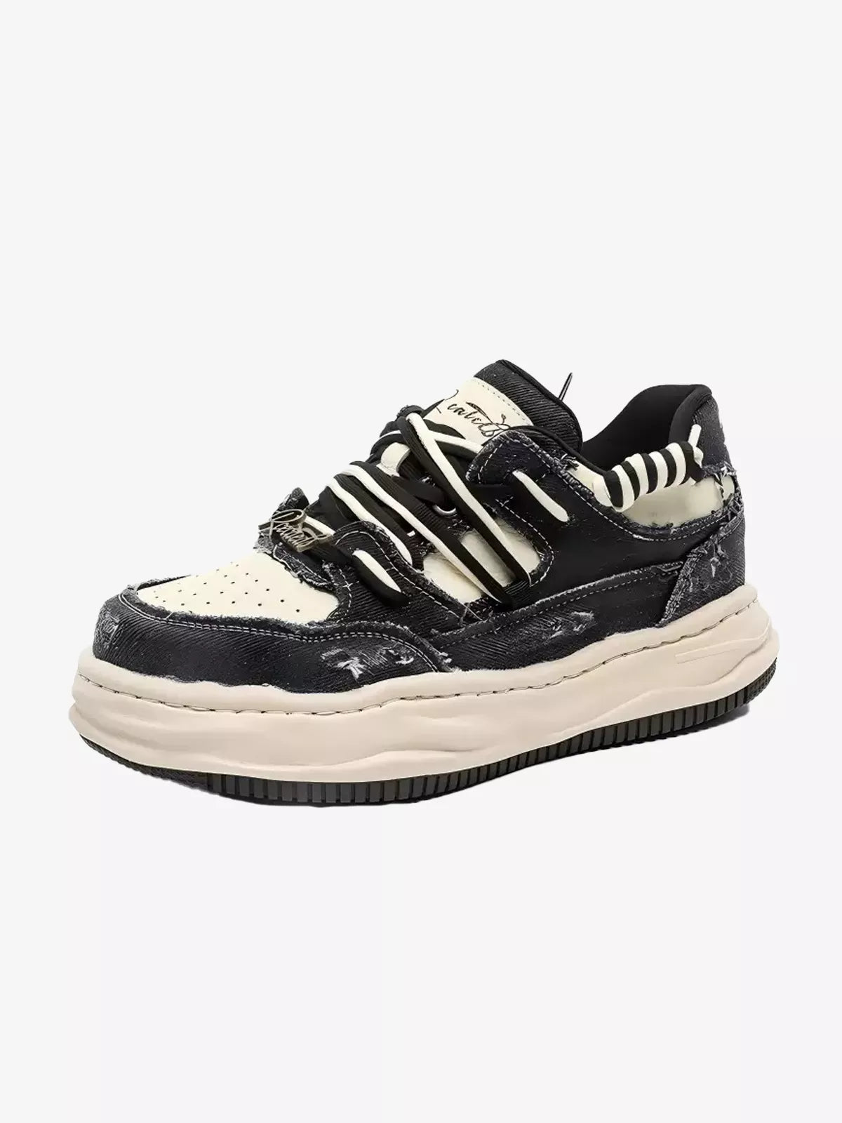 Niceprimes Vintage Wash Denim Sneakers